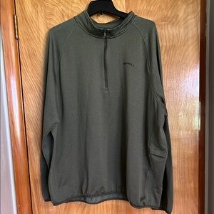 Merrell Green Quarter-zip Pullover